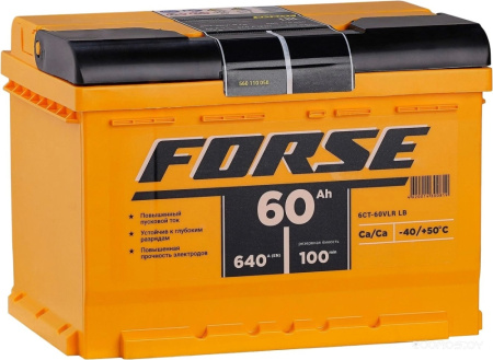 Автомобильный аккумулятор R+ 640 A (60 А·ч) 560110050